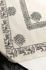 Rosehan Collection  Hitit Desenli Etnik Masa Örtüsü