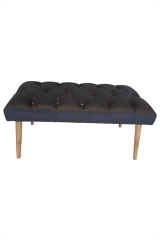DTM HOME Antrasit Capitone Bench Puf