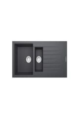 LUXELL Lxp-005 A Damlalıklı Antrasit Granit Eviye