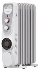 Luxell Lux11-Fp-Wg 11 Dilim 2700 Watt Beyaz Turbo Fanlı Yağlı Radyatör